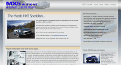 Desktop Screenshot of mx5motors.com